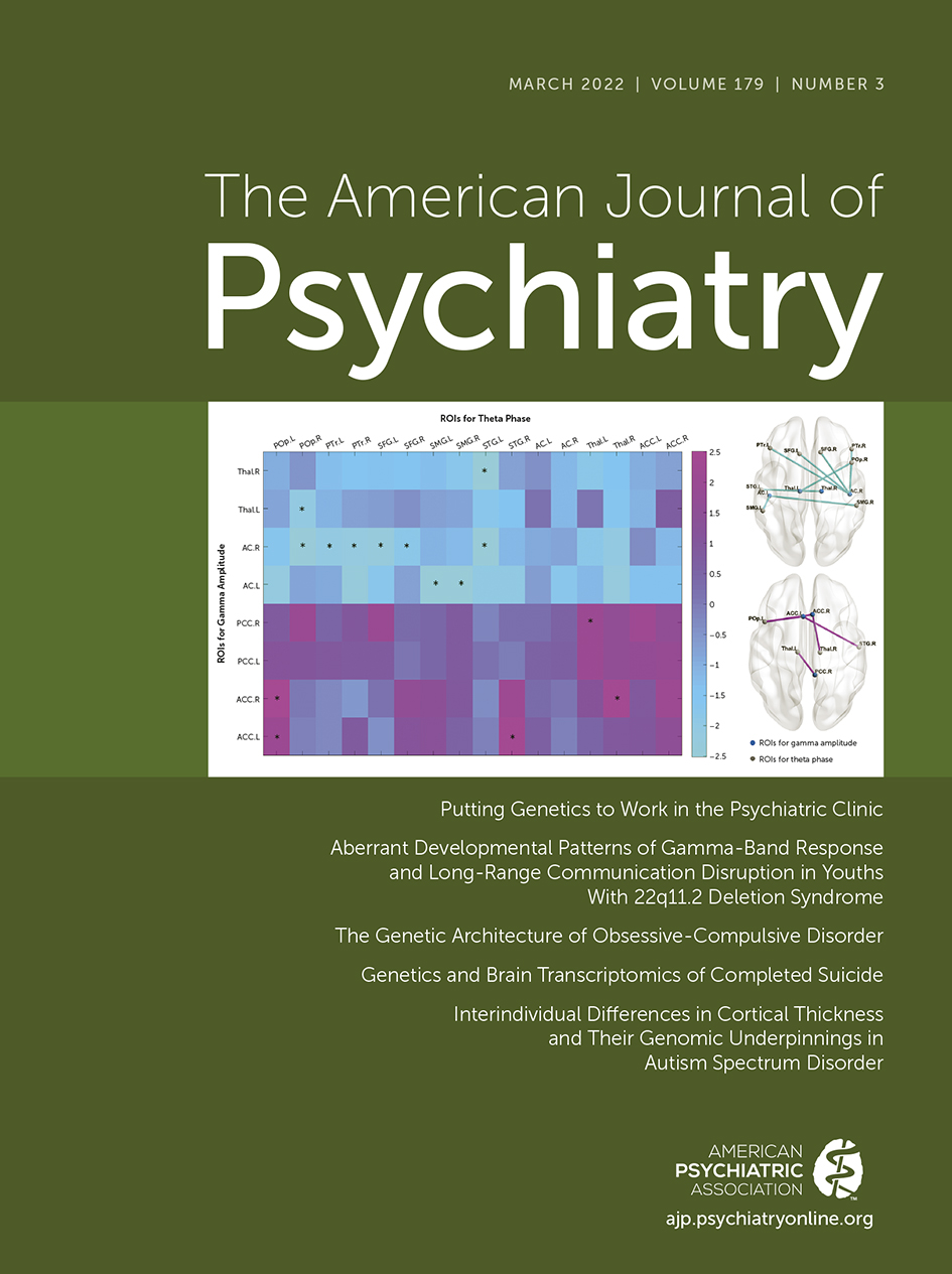 Go to American Journal of Psychiatry homepage