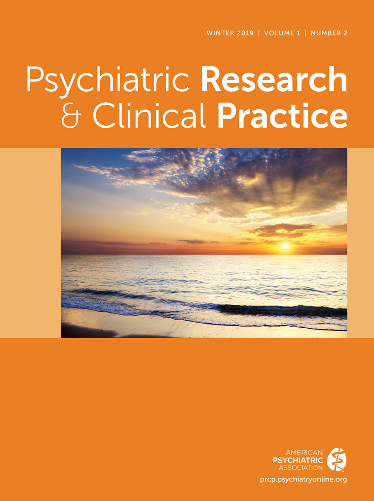 Go to Psychiatric Research and Clinical Practice homepage